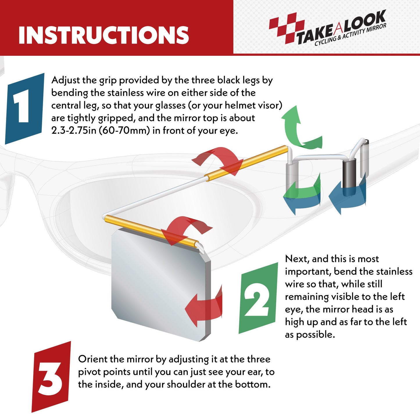 Take a Look Mirror RH or LH